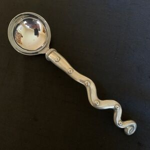 Contemporary Pewter/Stainless Ladle